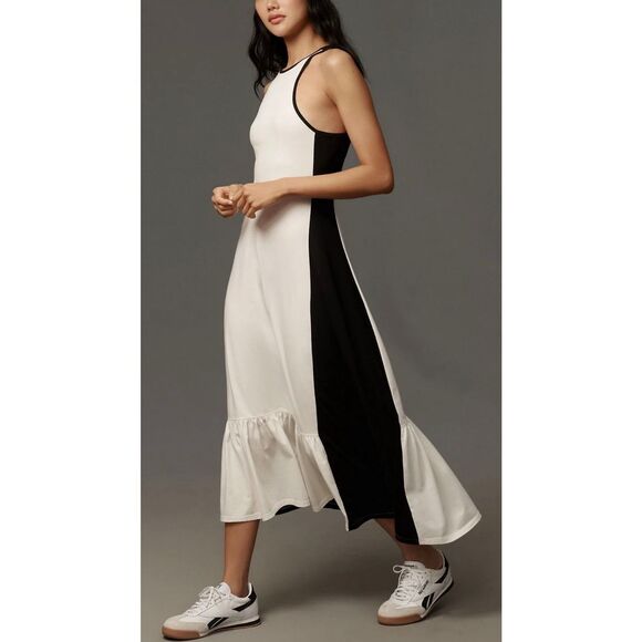 Anthropologie Dresses & Skirts - NWOT Daily Practice Anthropologie Colorblock Racer Back Midi Dress Women's XS